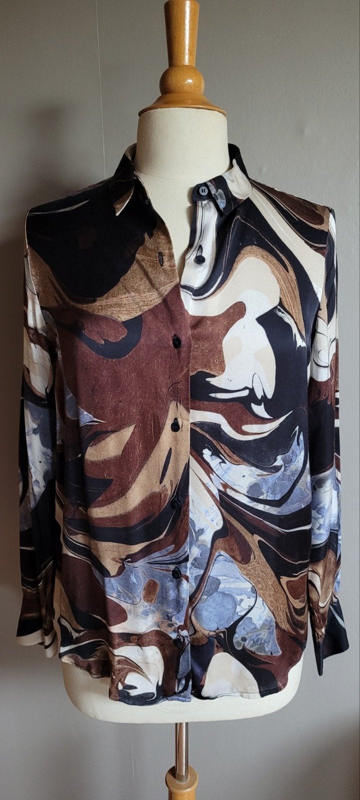blouse Cavallaro, Maat 38/40 (M), Blauw, Cavallaro Napoli, Ophalen of Verzenden