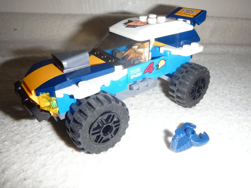 Lego city 60218 woestijnracer, compleet met boekje., City, Lego, Ophalen of Verzenden, Zo goed als nieuw