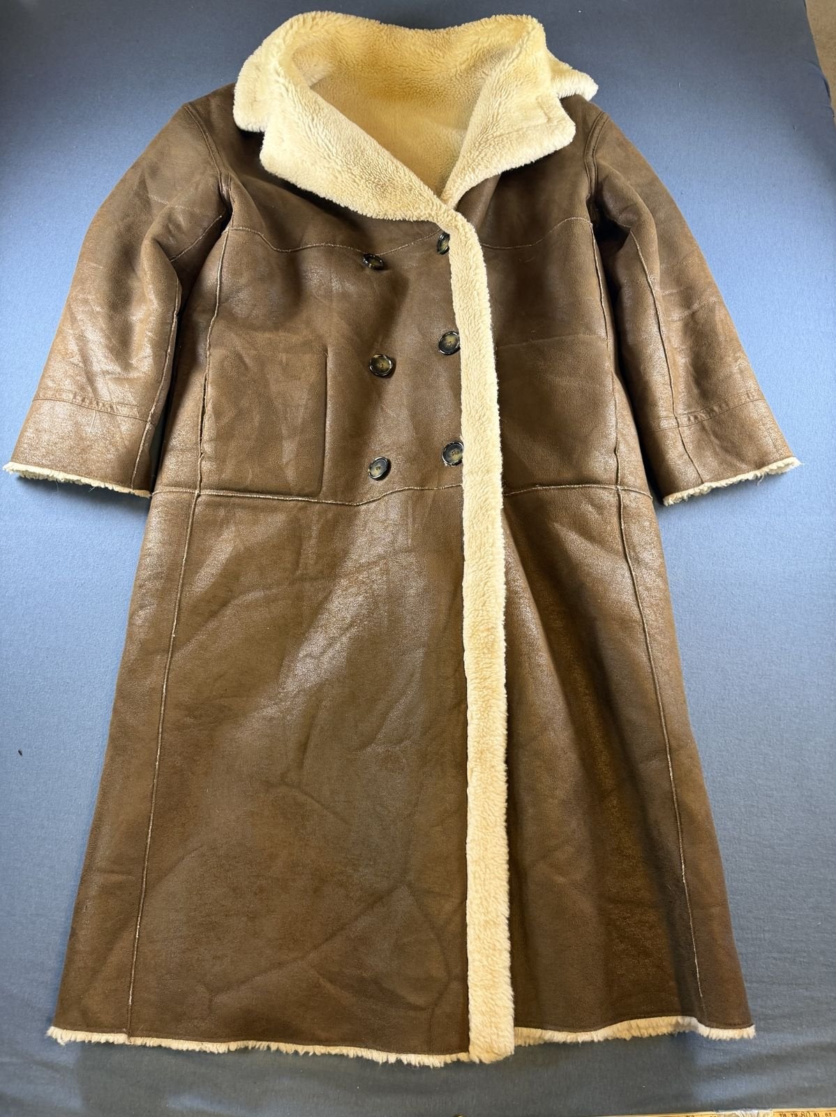 Vintage Dressing Afghaanse jas zwart dames maat XS, Bayline Vintage Trading, Verzenden, Zwart, Zo goed als nieuw
