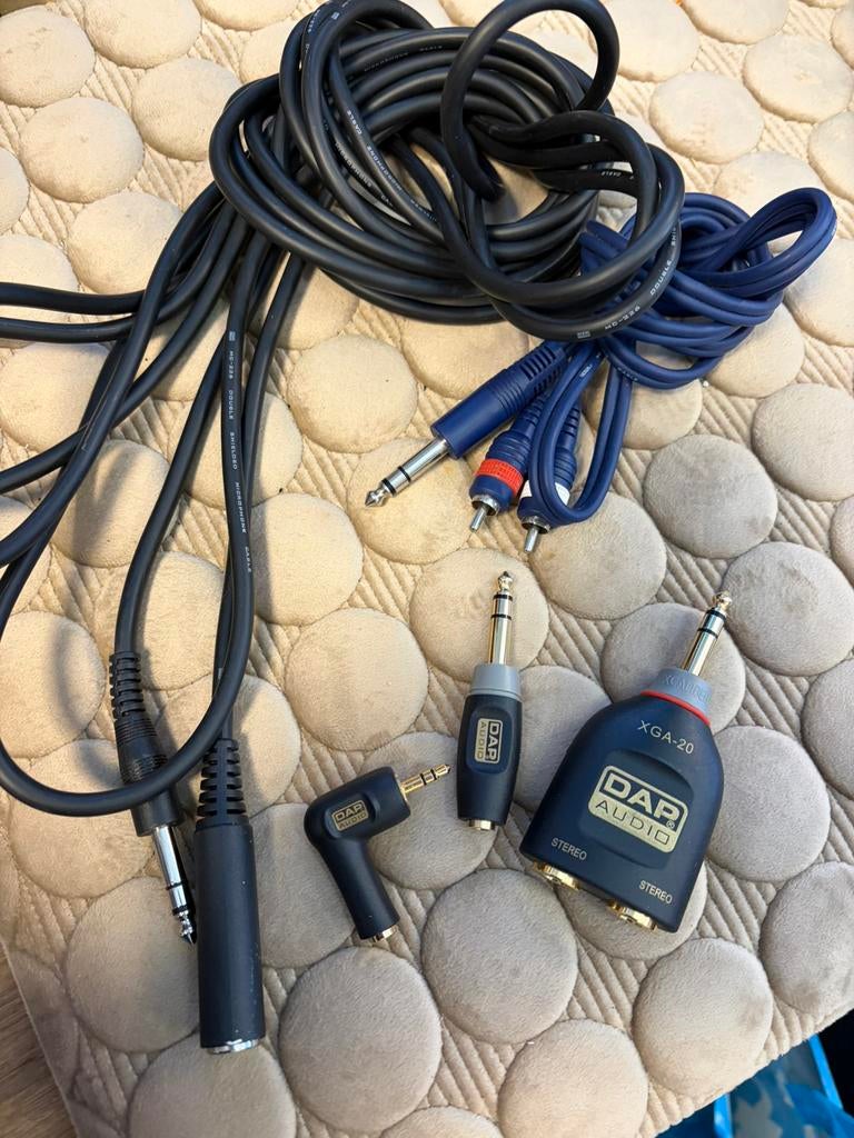 Jack kabel stereo verloop en verleng cinch minijack, Ophalen of Verzenden, Apparatuur