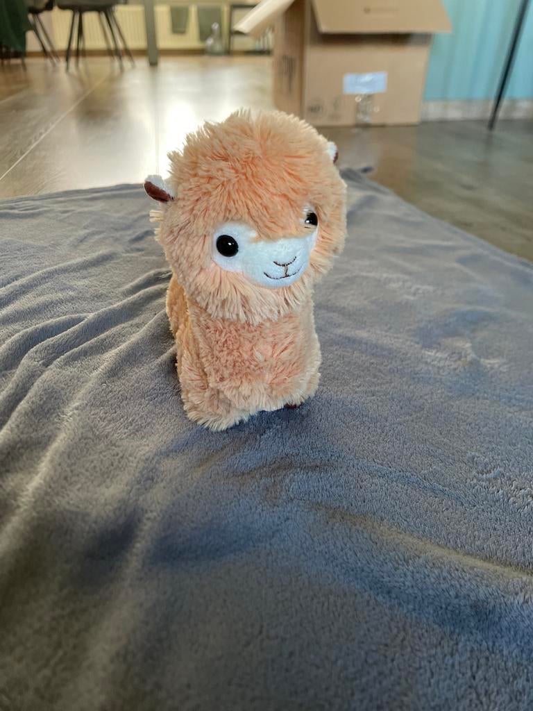 Schattige Alpaca Knuffel - Zacht en Knuffelbaar, Ophalen, Oranje, Overige merken, Overige karakters