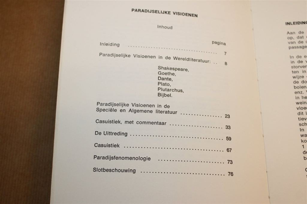 Paradijselijke Visioenen — J. V. Teunissen, Luberti 1971, Ophalen of Verzenden, Gelezen, Overige onderwerpen, Achtergrond en Informatie
