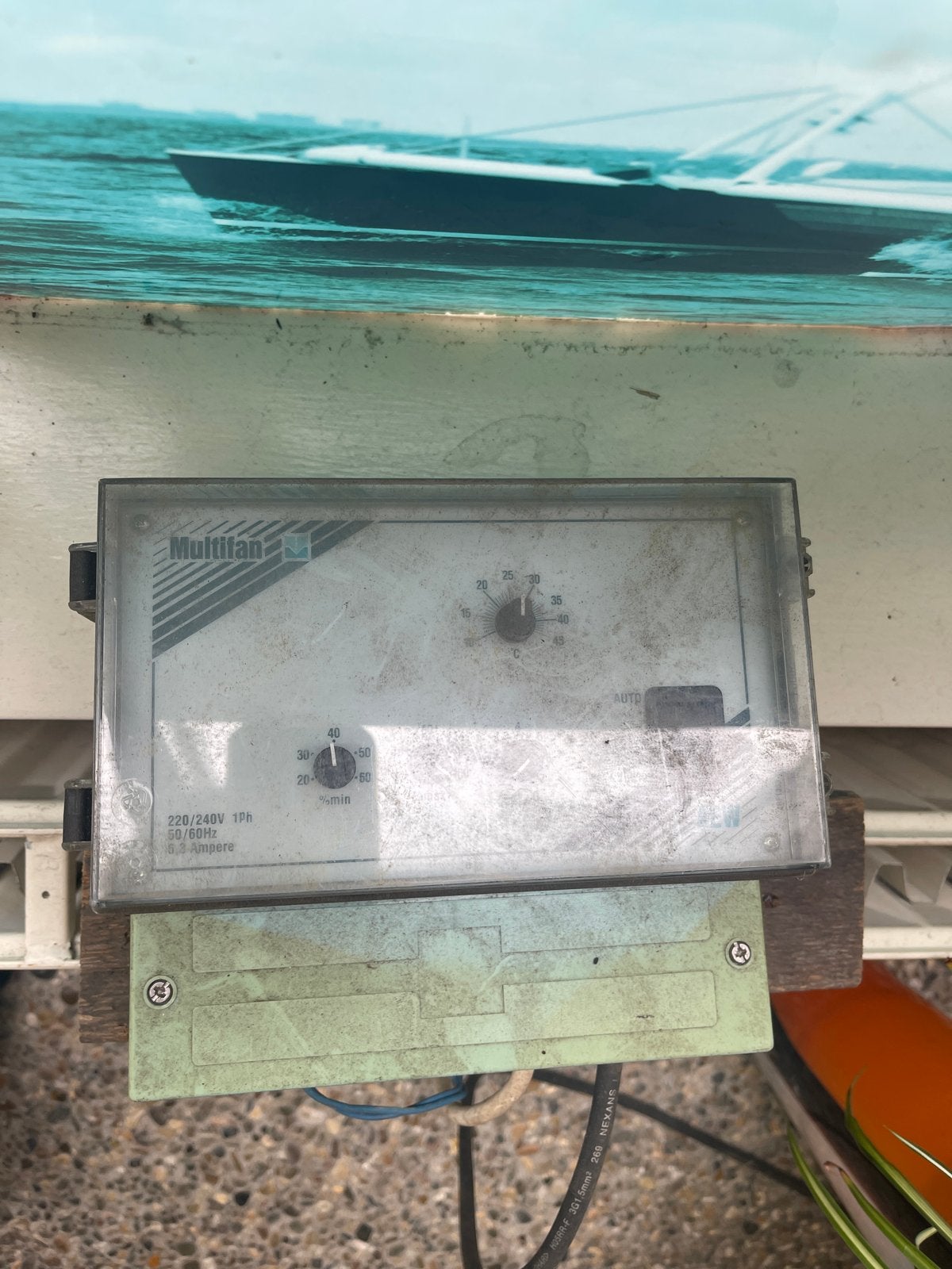 Multifan AEW/4EW klimaat-/ventilatorregelaar (6,3 A), Ophalen, Gebruikt, Ventilator