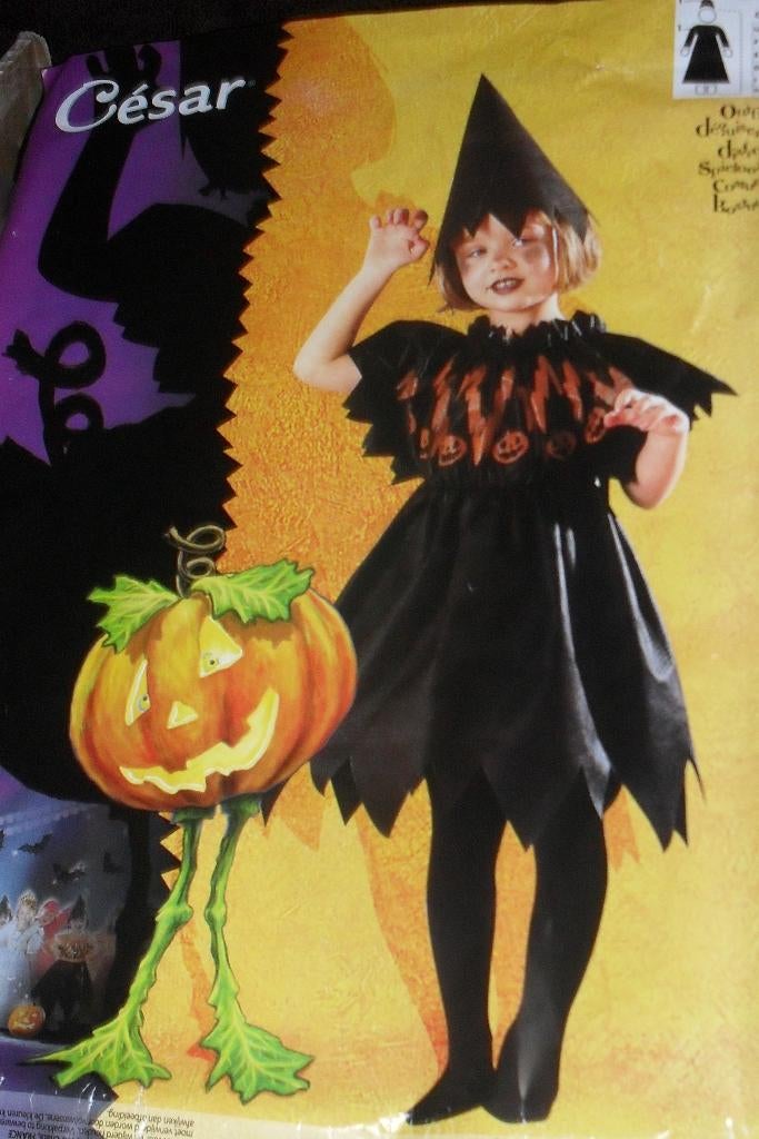 Leuke Pompoen Heks outfit mt 92, Kinderen en Baby's, Ophalen of Verzenden, Nieuw, 104 of kleiner, Meisje