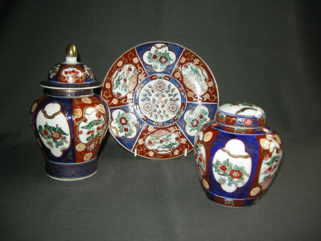 Japans porselein 3-delige set, Ophalen of Verzenden