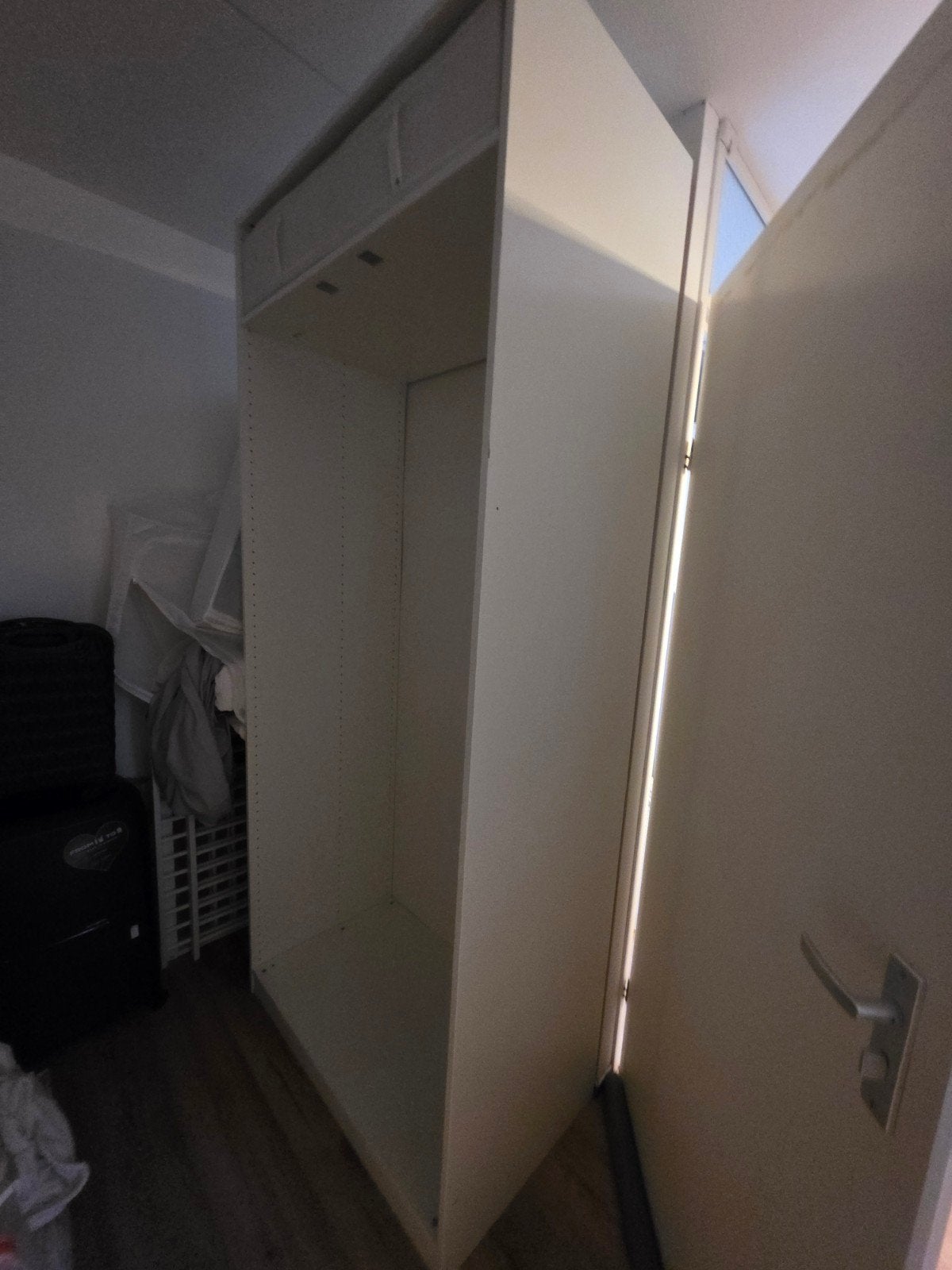 IKEA PAX Kast 236x100x58 wit met 1 legplank (oud systeem), Ophalen, Met plank(en), Gebruikt, 200 cm of meer