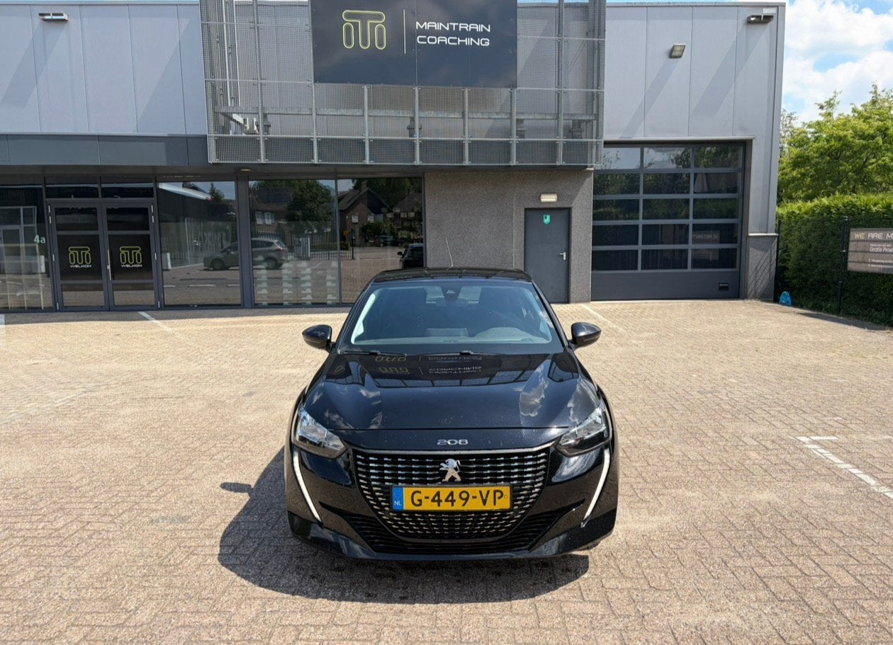 Peugeot 208 1.2 Puretech 75pk 2019 Zwart, Auto's, Voorwielaandrijving, 1199 cc, Zwart, Origineel Nederlands
