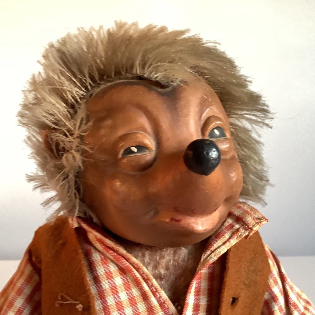 Grote vintage Steiff Mecki in goede staat, Ophalen of Verzenden, Zo goed als nieuw, Stoffen beer, Steiff