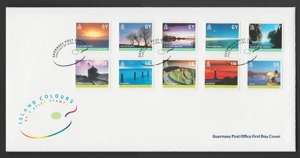 Guernsey - FDC Michelnr 890-899 - beelden van Guernsey, Verzenden, Postfris