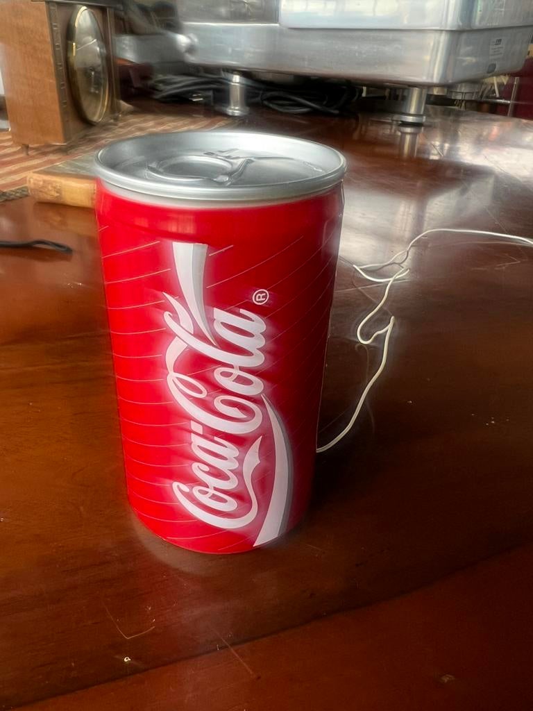 Coca cola radio in blikje, Coca cola, Ophalen of Verzenden, Zo goed als nieuw, Info