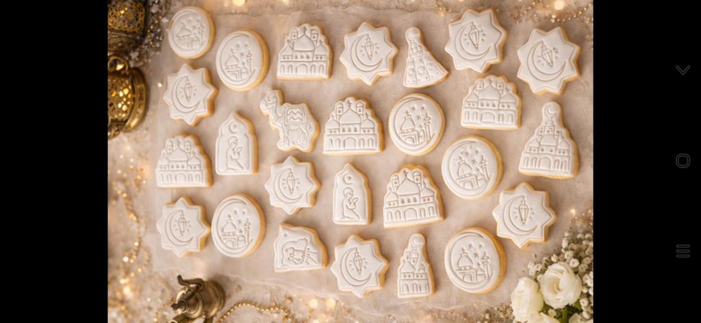 Koekjes offerfeest, Ophalen