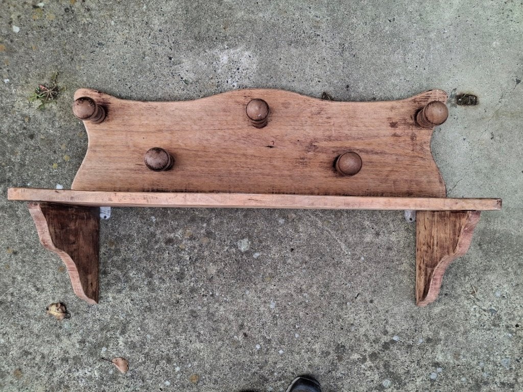Houten kapstok, Huis en Inrichting, Woonaccessoires | Kapstokken, Ophalen of Verzenden, Hout, Wandkapstok, Minder dan 100 cm