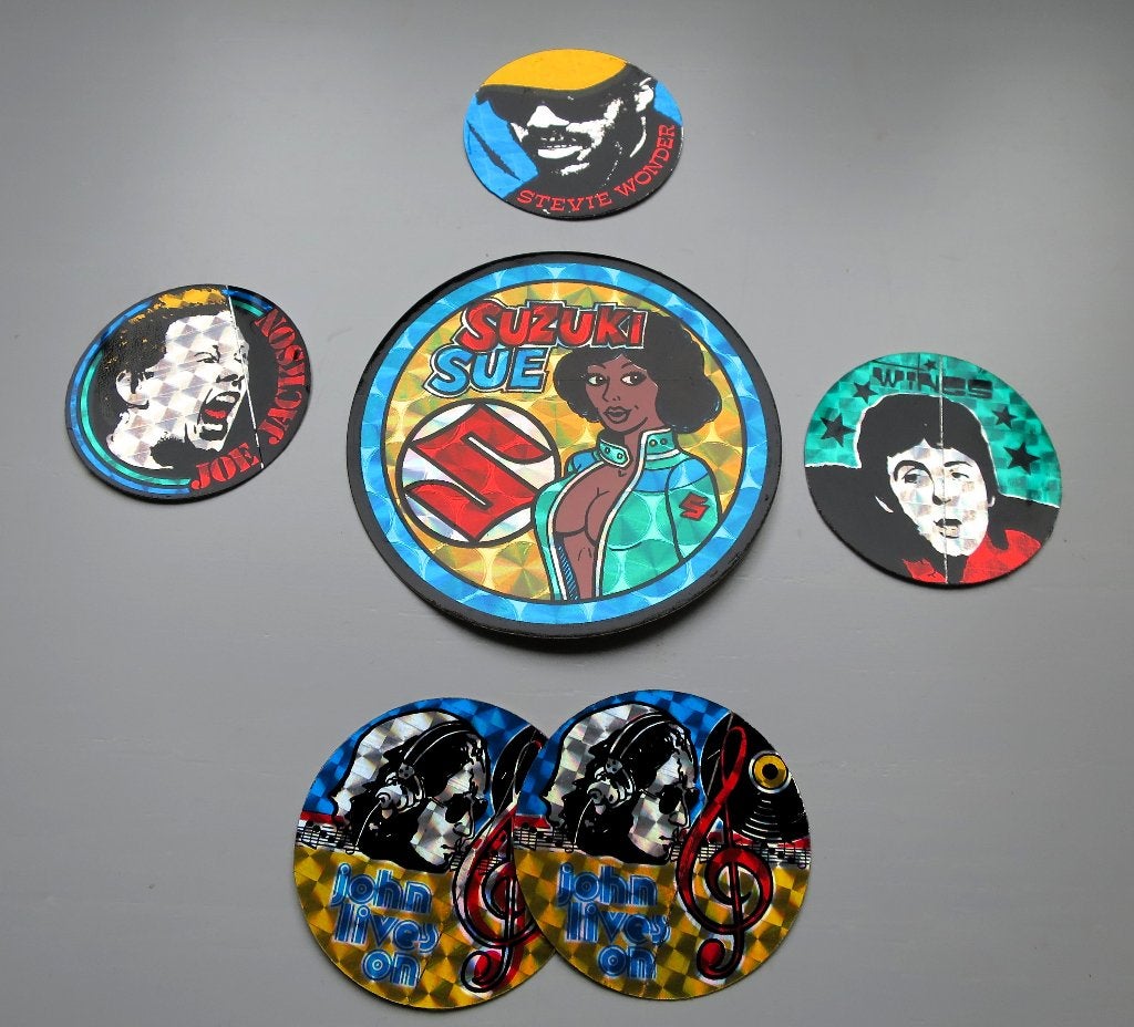 6 Nostalgische stickers, Ophalen