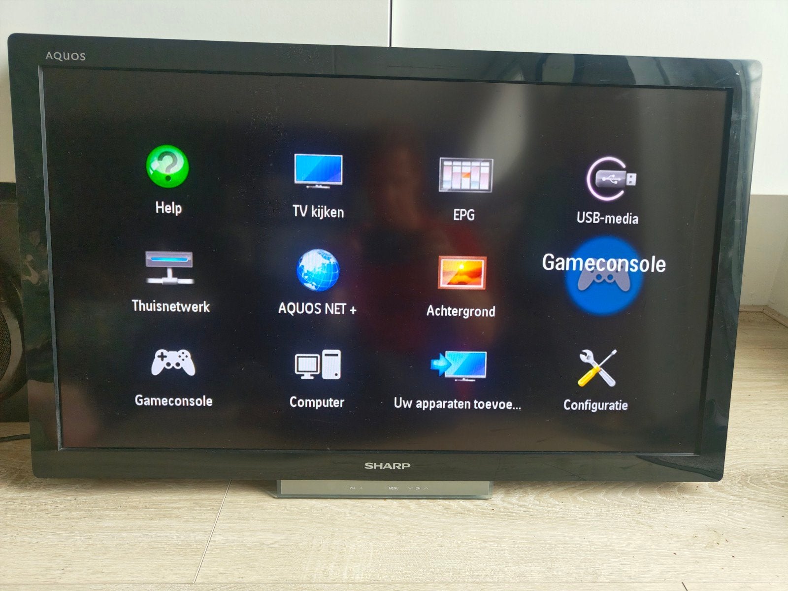 Sharp LCD 32 inch TV Scherm - LC-32LE630E, Ophalen, Gebruikt, 50 Hz, Sharp