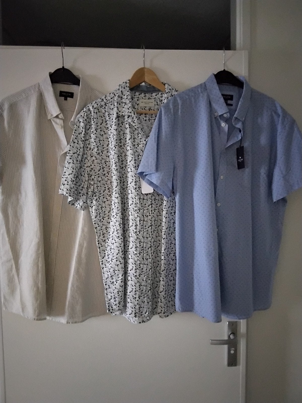 3 nieuwe  hemden  xxl, Ophalen of Verzenden, Nieuw, Blauw, Overhemd