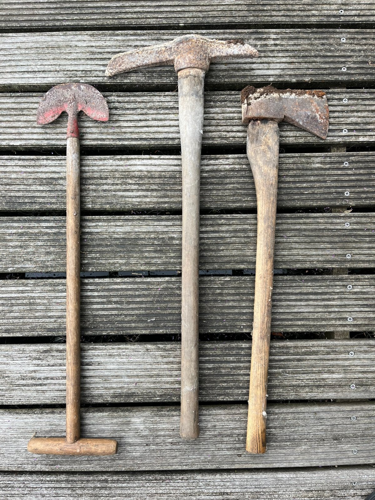 Set tuingereedschap 3 stuks, Tuin en Terras, Hand-tuingereedschap, Ophalen, Gebruikt