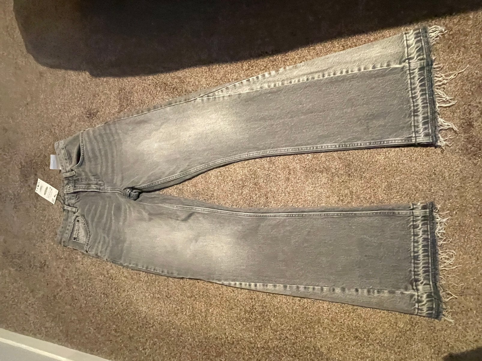 Zara flared broek nieuw maat 34, Ophalen of Verzenden, Nieuw, Grijs, W33 - W34 (confectie 48/50)