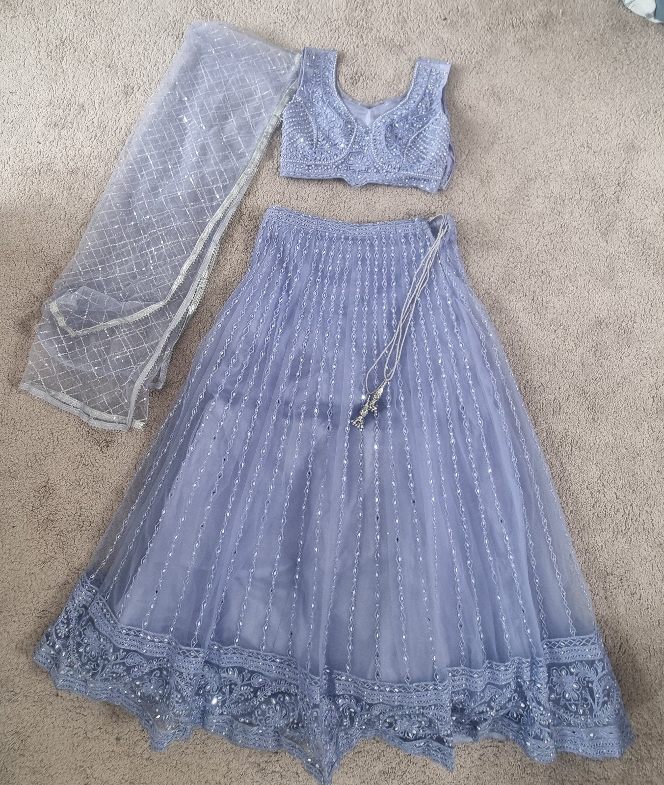 zdesi lengha/ desi dress/ Bollywood outfit., Ophalen of Verzenden, Setje