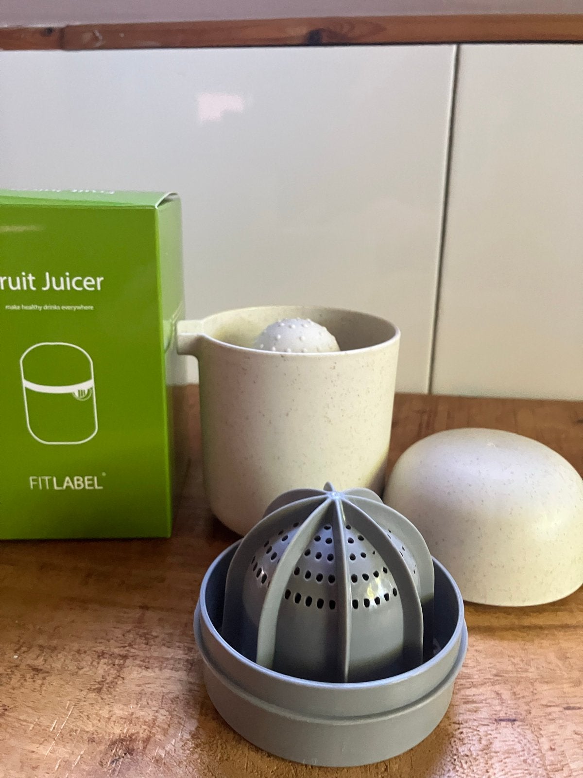 Fitlabel Fruit Juicer - Handmatige Citruspers, Ophalen of Verzenden, Nieuw
