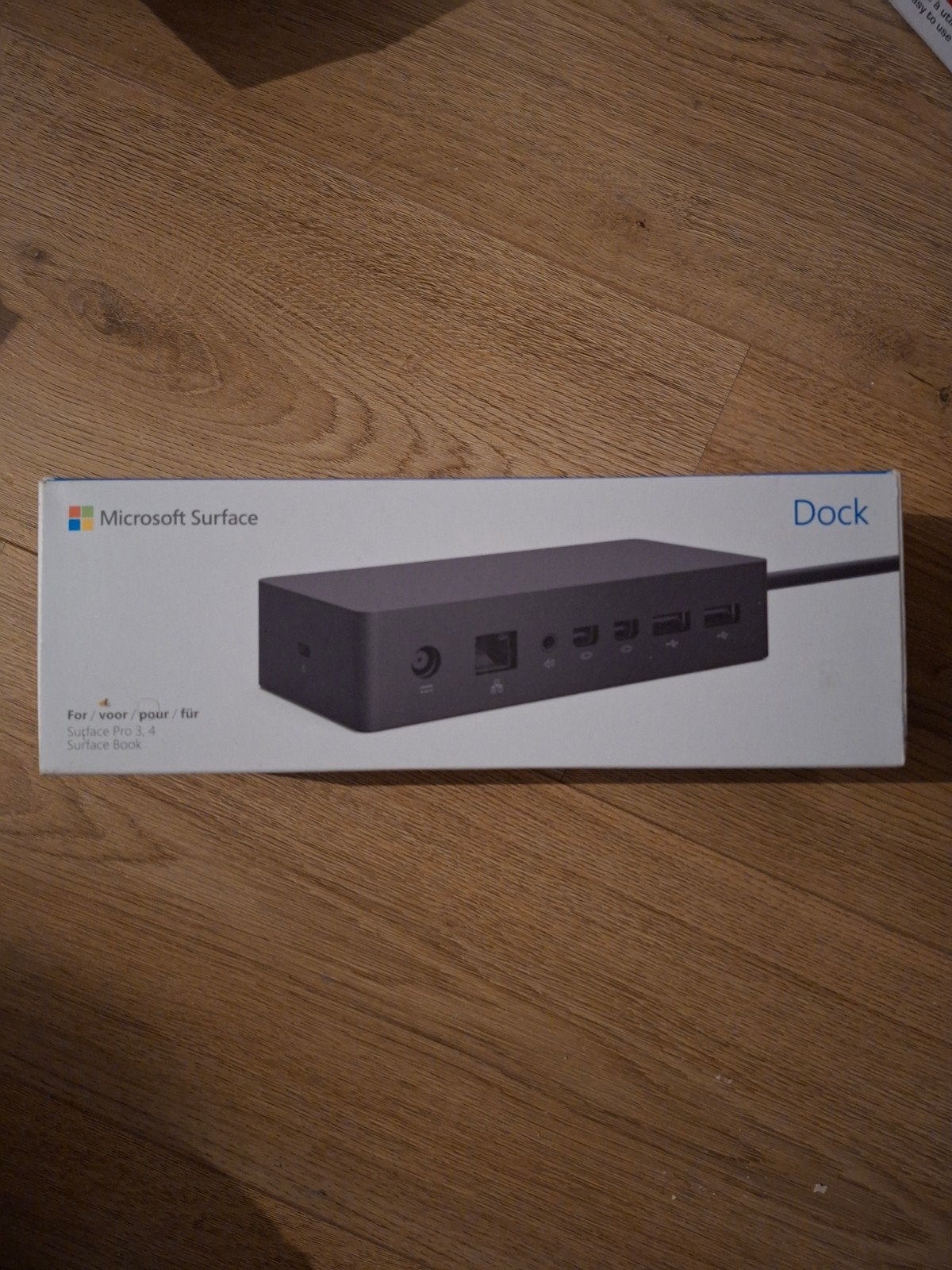 Microsoft Surface Dock -  Pro 3, 4 &  Book, Docking station, Laptop, Nieuw, Ophalen of Verzenden