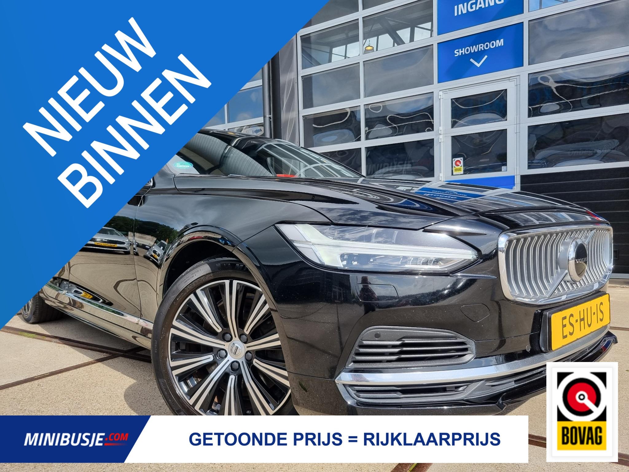 Volvo V90 2.0 T6 Plug-in hybrid AWD Inscription LEER / PANOR, Auto's, Automaat, Dealer onderhouden, Euro 6, 4 cilinders