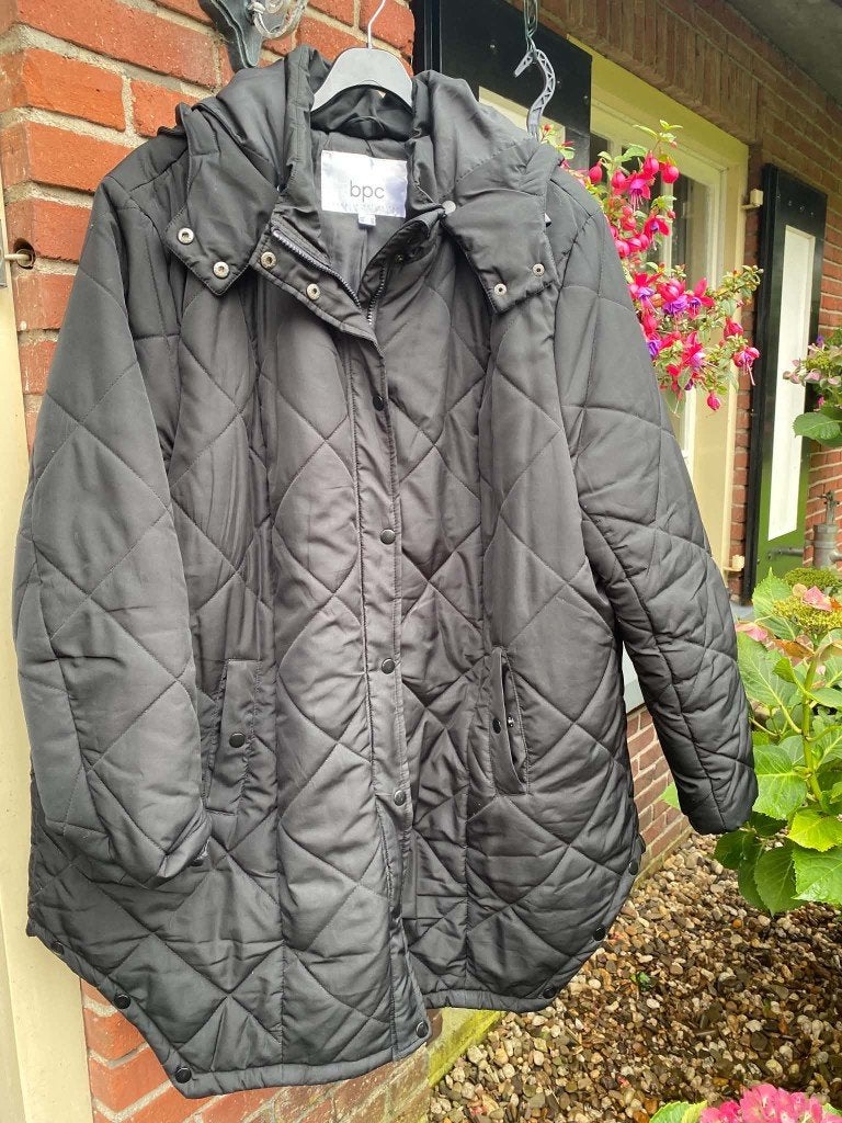 BPC  maat 52  als nieuw, Kleding | Dames, Zwart, Ophalen of Verzenden, Bpc selection, Jas of Mantel