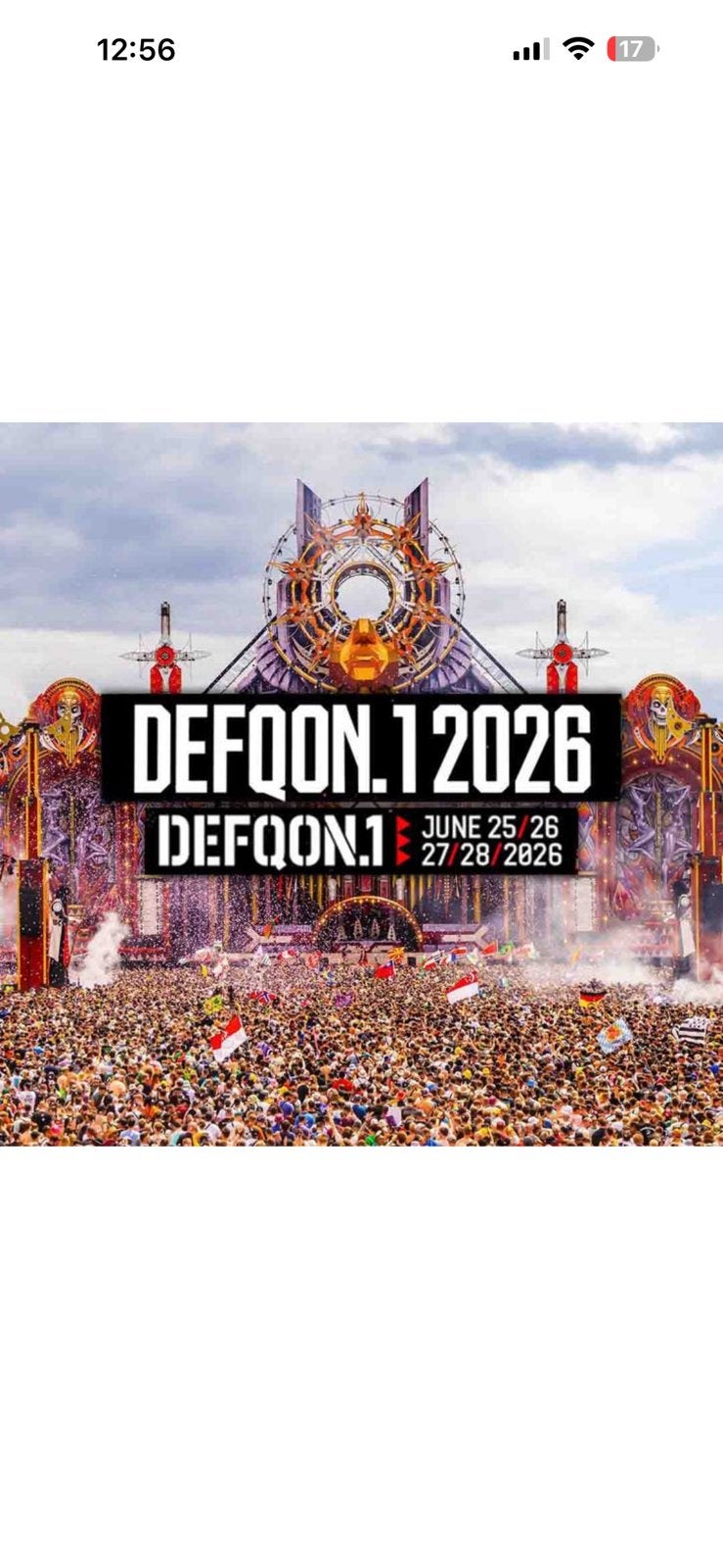 Defqon weekend ticket, Tickets en Kaartjes, Evenementen en Festivals, Eén persoon