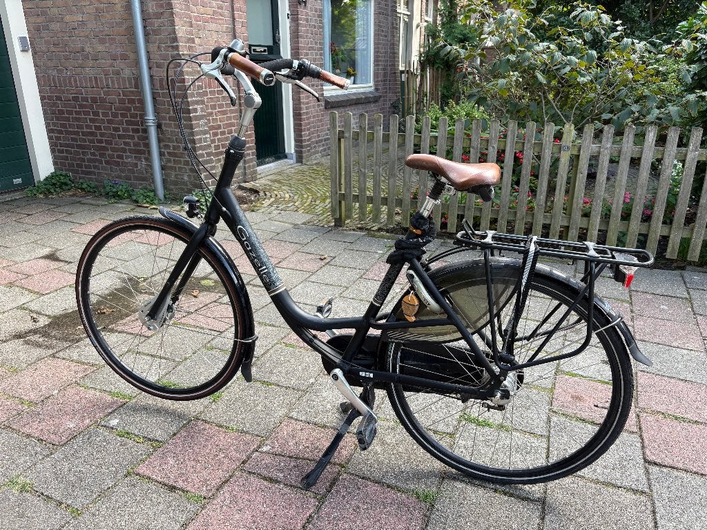 Gazelle Bloom mamafiets 7 versnellingen met Rollerbrakes, Ophalen, Velgrem, Dubbele standaard, 0 zitjes