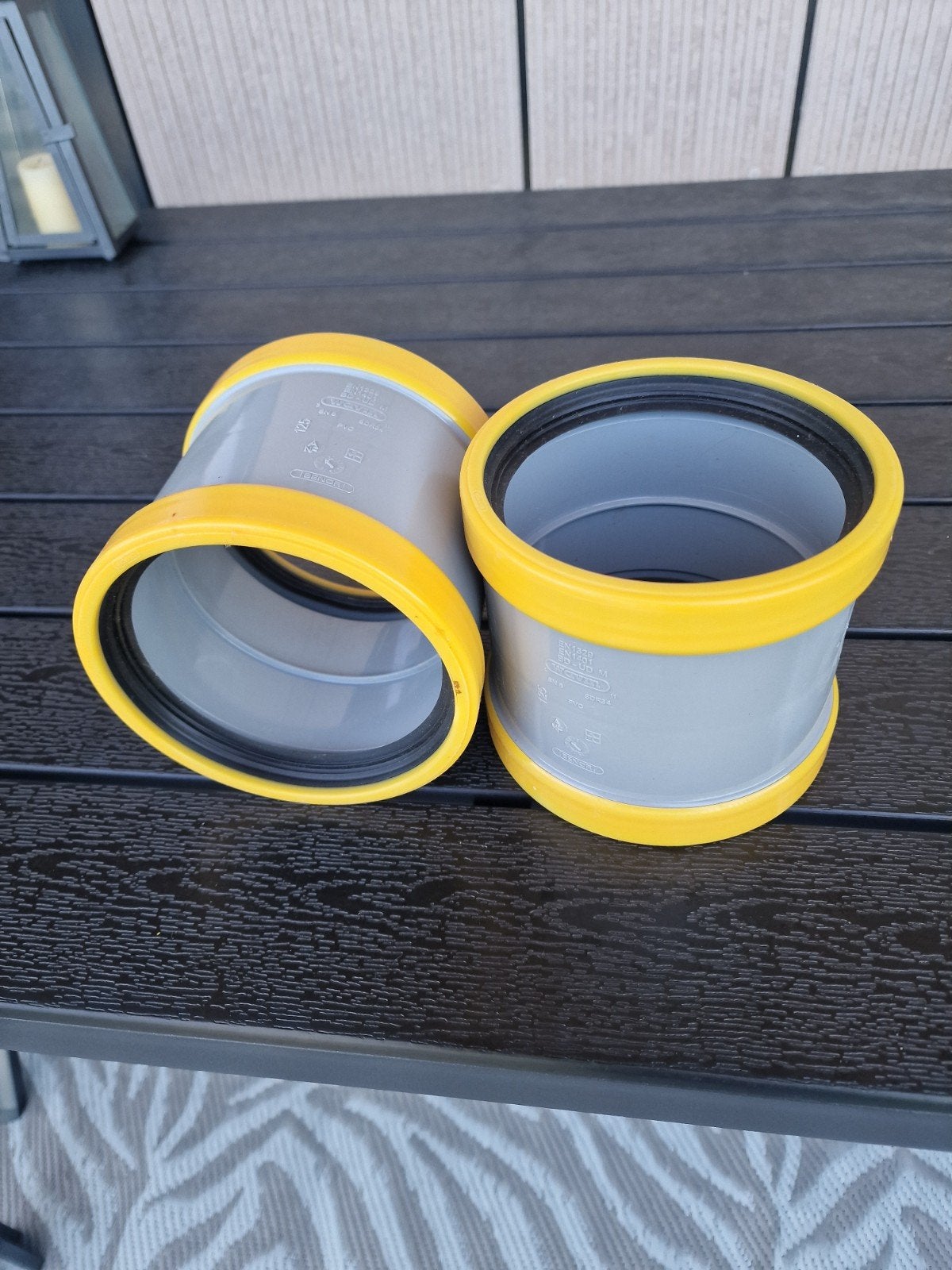 Wevin PVC Schuifmof 125 mm, Doe-het-zelf en Verbouw, Buizen en Afvoer, Bochten, Pvc, Ophalen of Verzenden, Minder dan 2 meter