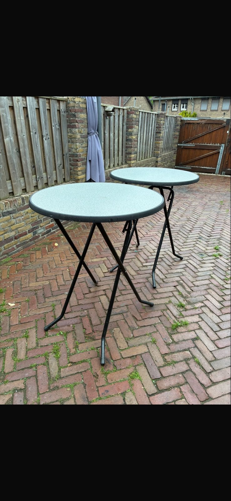 2 Statafels met lichte gebruikssporen, Huis en Inrichting, Ophalen of Verzenden, Gebruikt