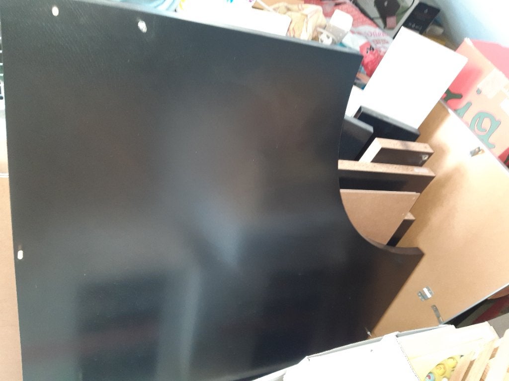 Hoekbureau Micke zwart, Ophalen, Hoekbureau, Zo goed als nieuw, IKEA