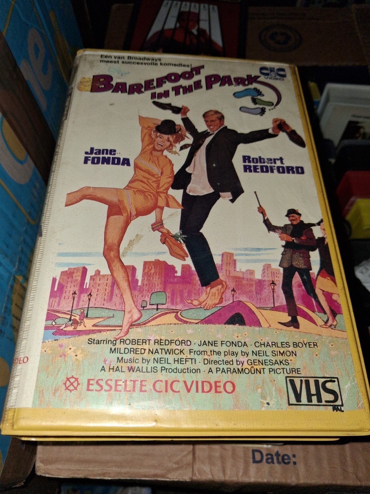 Vhs ex-rental - Barefoot In The Park, Vanaf 16 jaar, Ophalen of Verzenden, Gebruikt, Horror