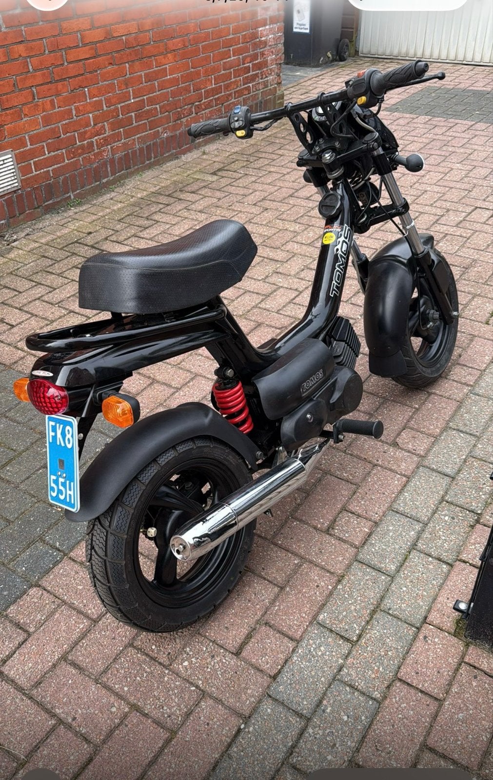 Tomos Flexer snorfiets - Zwart, zo goed als nieuw, Ophalen of Verzenden, Zo goed als nieuw, Maximaal 25 km/u, Flexer