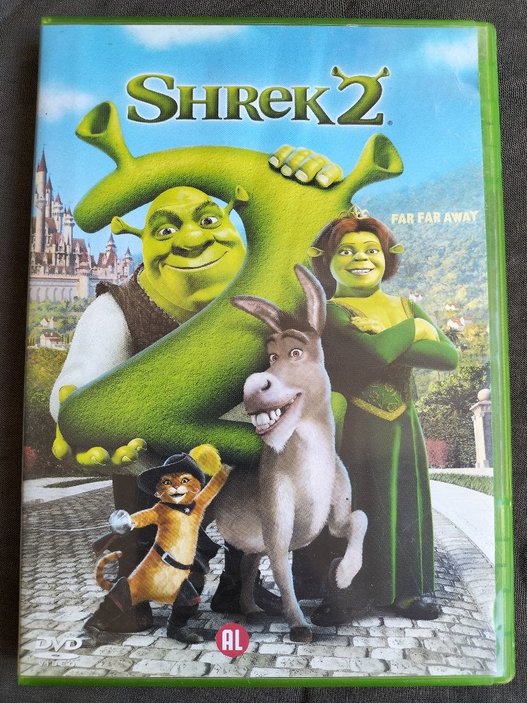 Shrek 2 (Nederlands, Vlaams of Engels gesproken), Vanaf 6 jaar, Ophalen of Verzenden, Zo goed als nieuw, Film