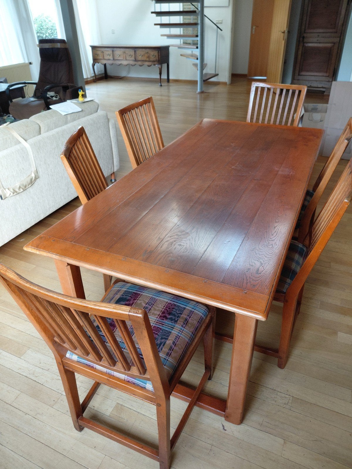 schuitema eethoek, Ophalen, Gebruikt, 4 tot 6 stoelen