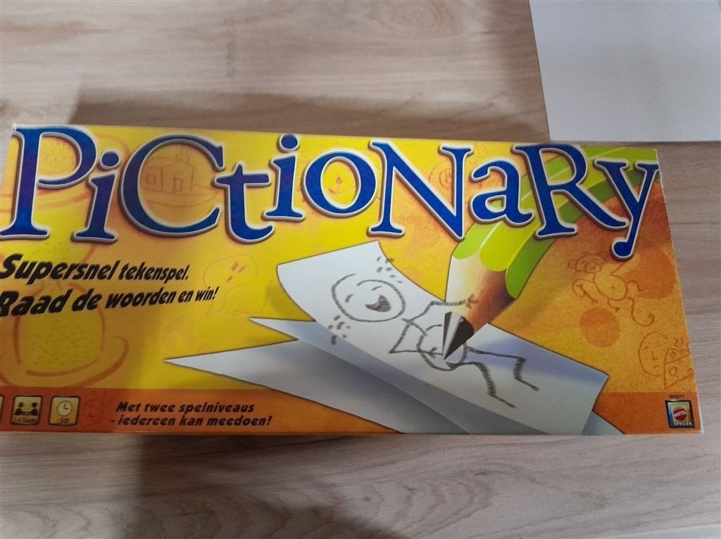 Pictionary Supersnel Tekenspel - s4007, Verzenden, Zo goed als nieuw