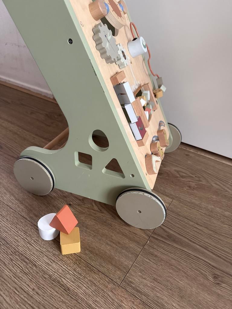 Little Dutch Babywalker - Houten loopwagen met activiteiten, Ophalen of Verzenden, Zo goed als nieuw, Overige typen, Met wieltjes