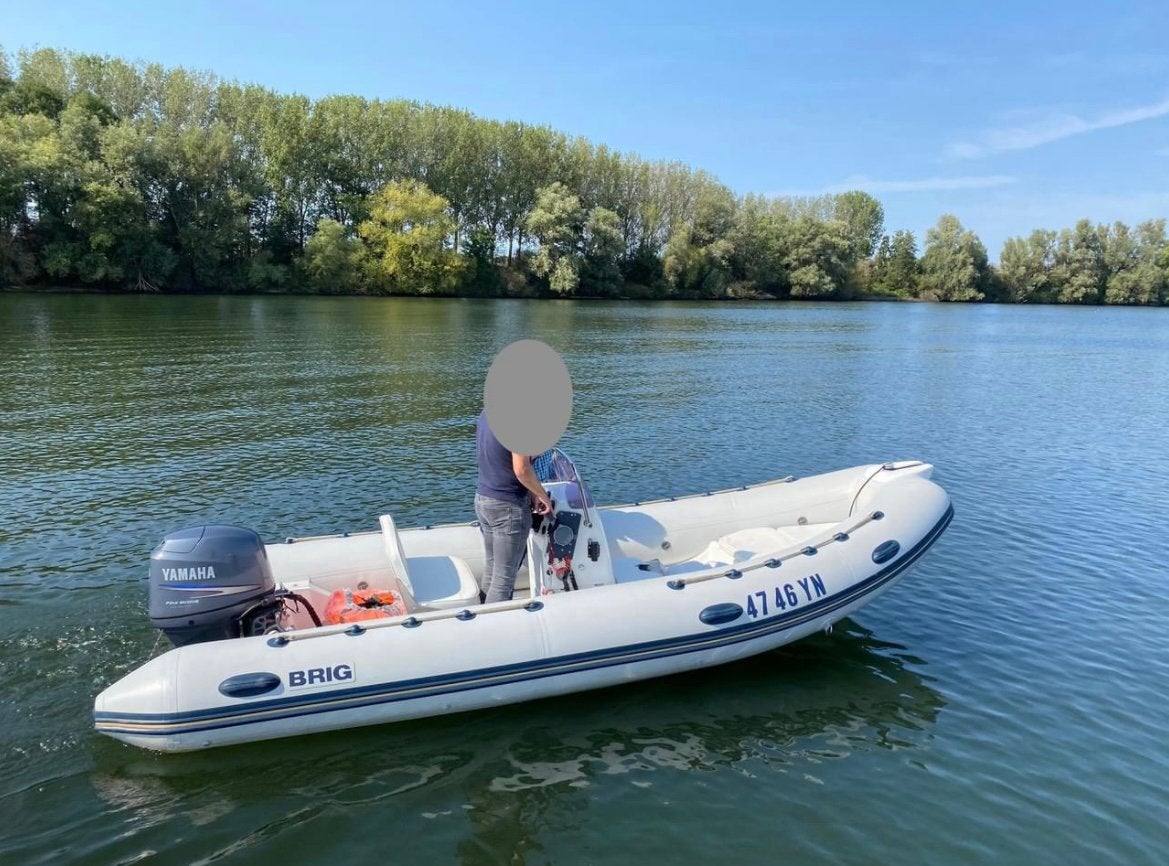Brig Falcon 500L Rib met Yamaha F50 EFI 4 takt + trailer, Ophalen, PVC, Zonnedek, Zo goed als nieuw