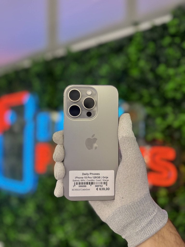Apple iPhone 15 Pro 128GB, Ophalen of Verzenden, Gebruikt