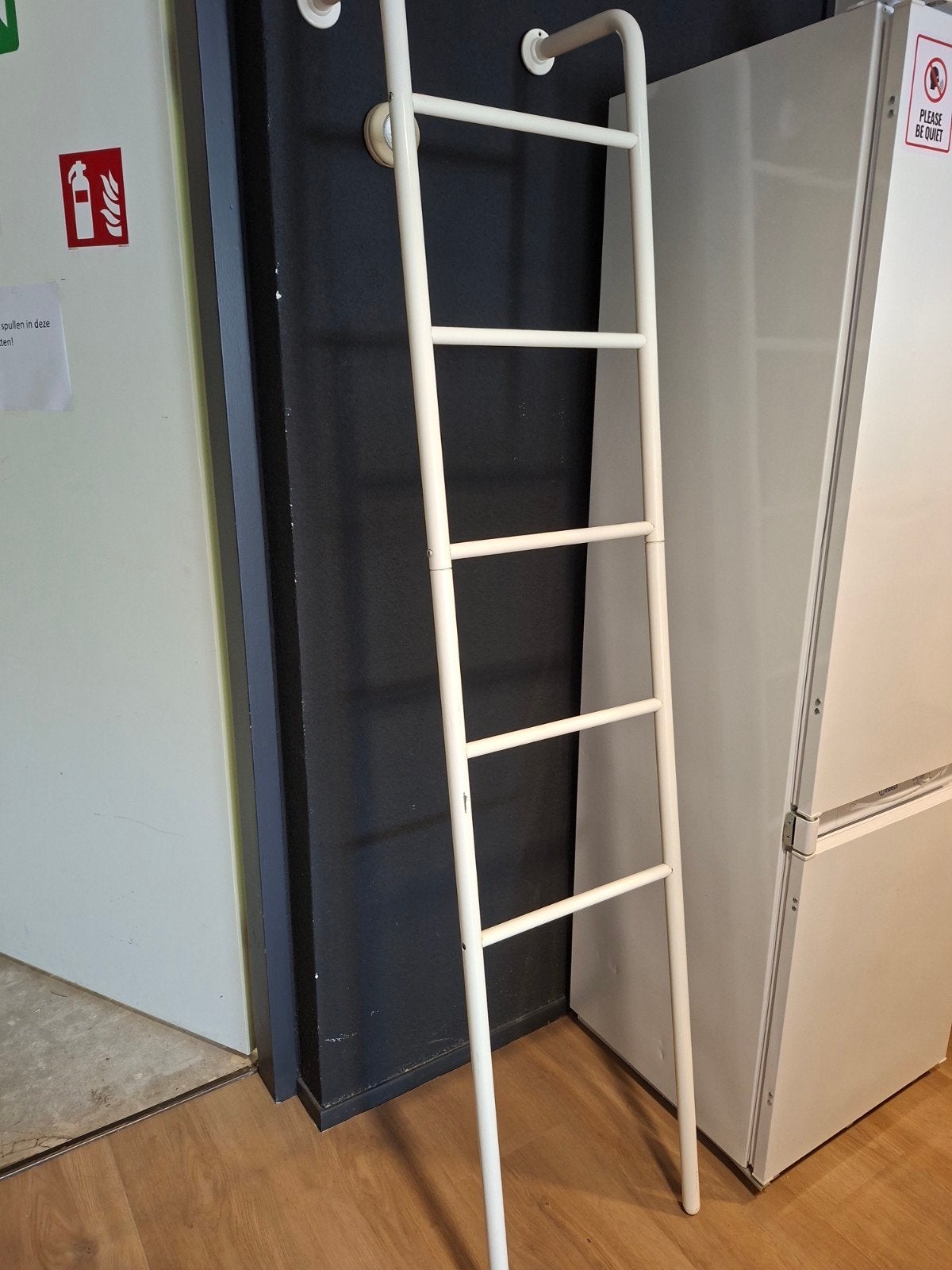 Decoratie ladder - wit, met lichte beschadigingen, Huis en Inrichting, Ophalen, Gebruikt