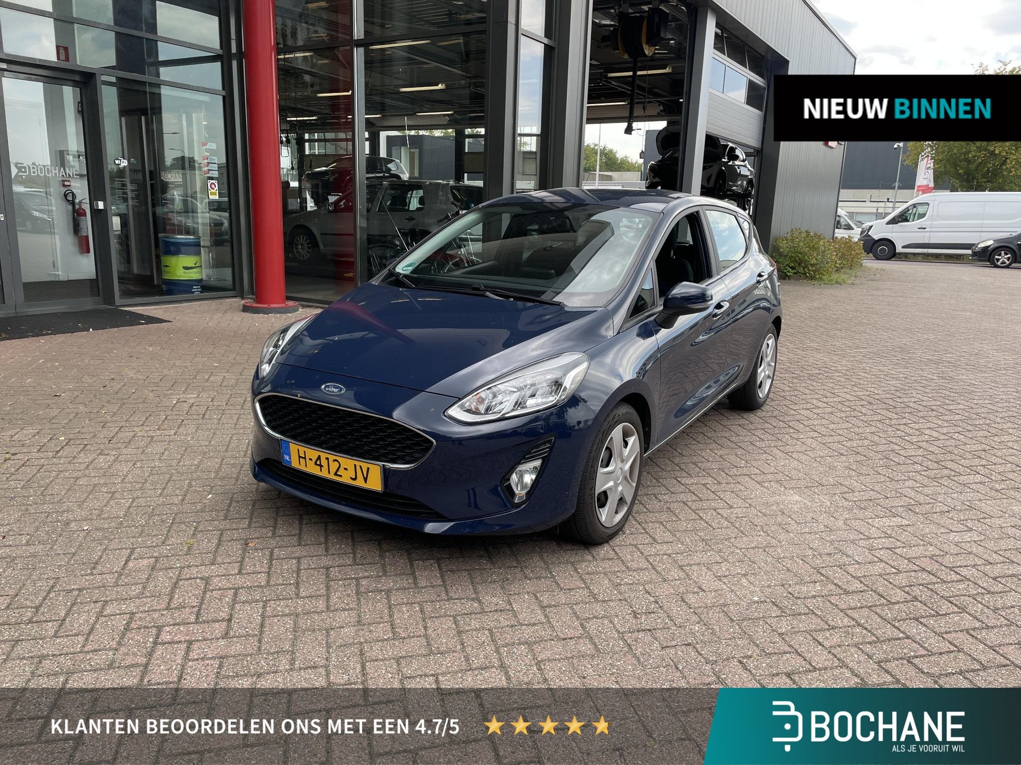 Ford Fiesta 1.0 EcoBoost Connected | Airco |, Auto's, Voorwielaandrijving, Stof, Gebruikt, Euro 6