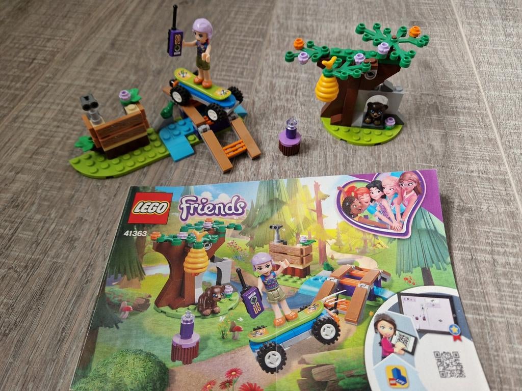 LEGO Friends 41363 Mia's bosavontuur (compleet, zonder doos), Kinderen en Baby's, Speelgoed | Duplo en Lego, Gebruikt, Lego, Complete set