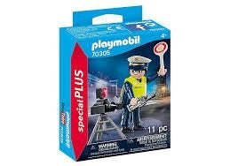 Playmobil: 70305 Politieman met Flitscontrole, ., Nieuw, Ophalen of Verzenden, .