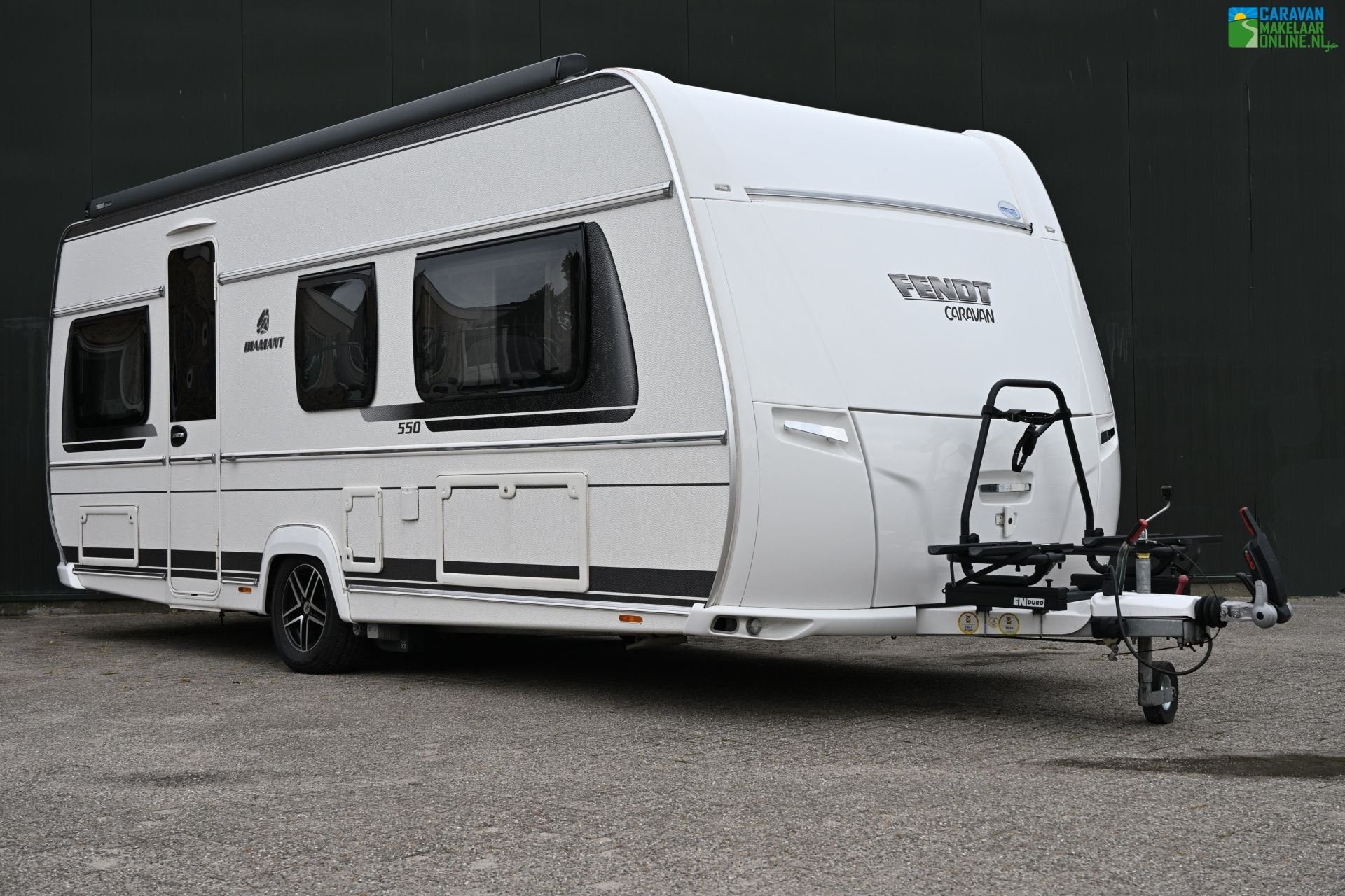 Fendt Diamant 550 SG Mover|Luifel|Fietsdrager|E&P|Enkbedden, Caravans en Kamperen, Caravans, Rondzit, Bedrijf, Kachel, Tot en met 4