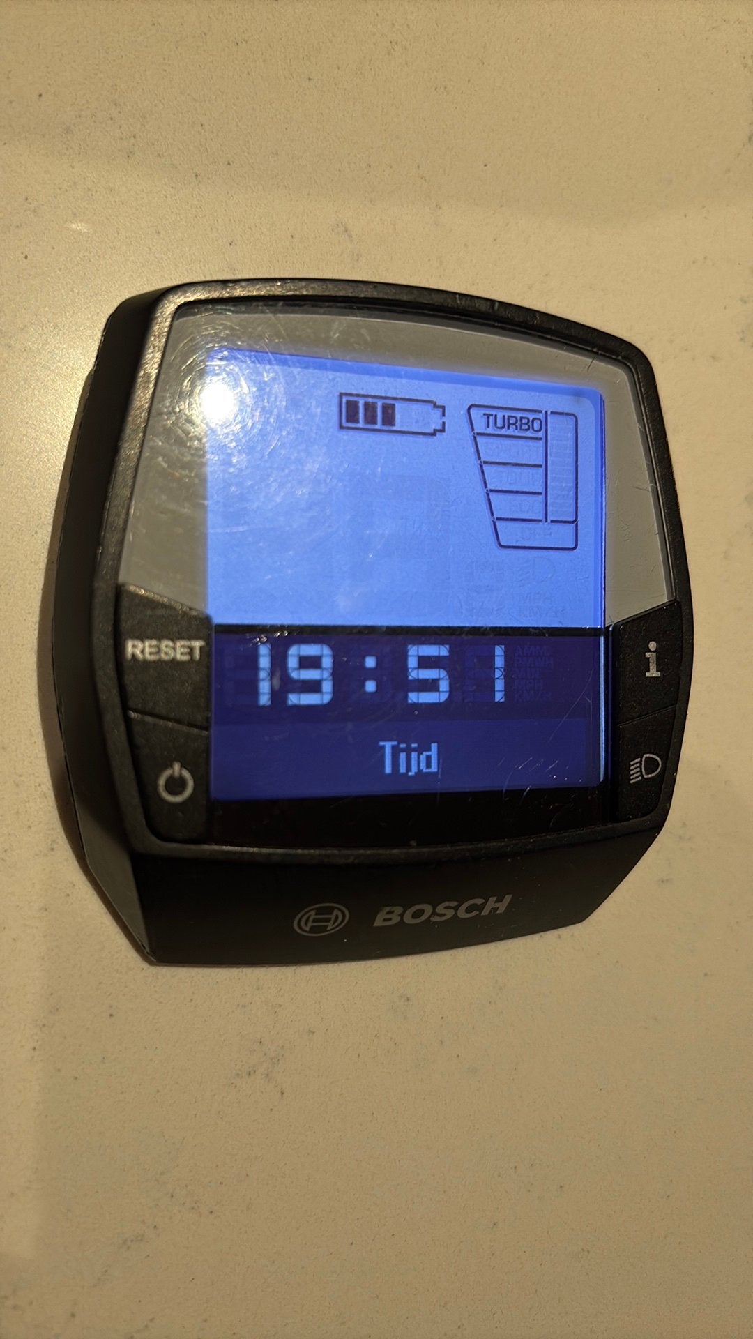 Bosch BUI255 fietscomputer display voor e-bike, Ophalen of Verzenden, Snelheidssensor, Gebruikt