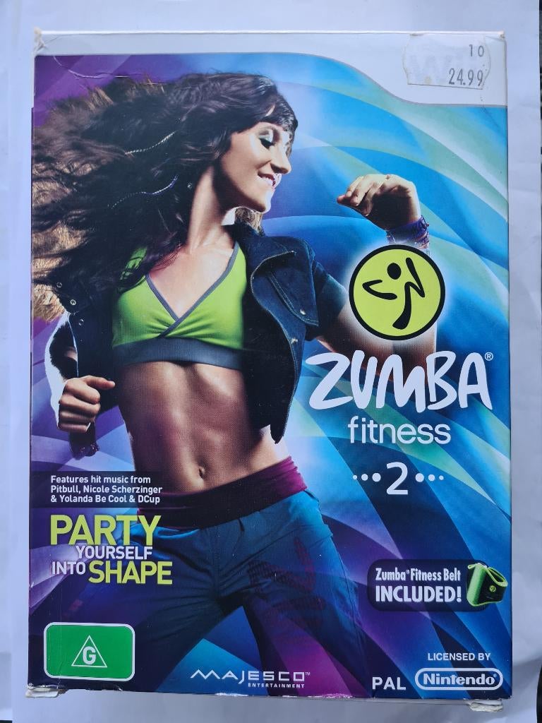 zumba fitness 2 & belt, Spelcomputers en Games, Muziek, Gebruikt, 1 speler, Ophalen of Verzenden