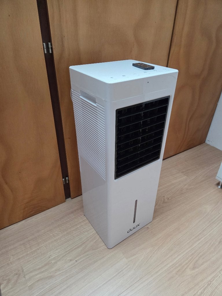 Duux Flow Aircooler – Bijna nieuw, inclusief originele doos, Ophalen, Ventilator met afstandsbediening, Zo goed als nieuw, Torenventilator
