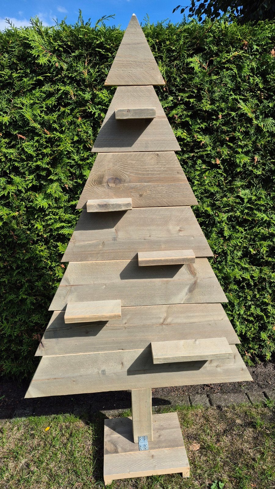 kerstboom van steigerhout, Ophalen, Gebruikt
