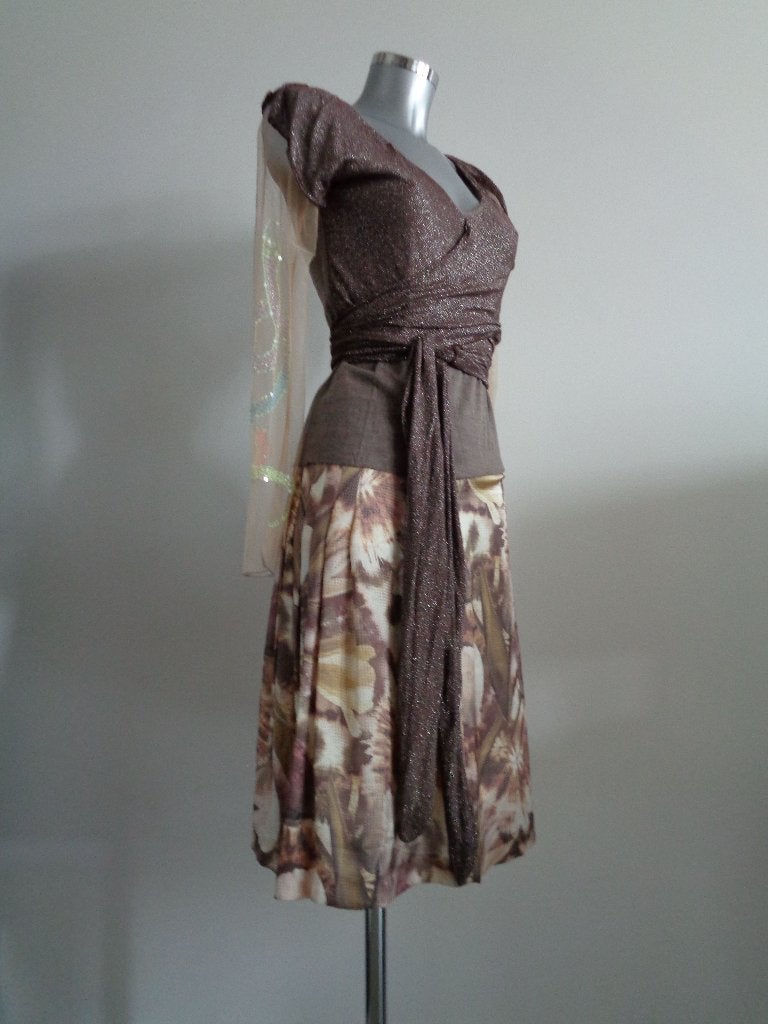 XANDRES 100% zijden rok, maat 36 Nieuw met kaartje, Beige, Nieuw, Ophalen of Verzenden, Knielengte
