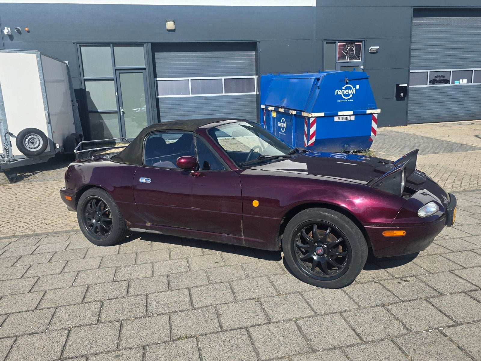 Mazda MX-5 1.6 Vin Art || 1996 Rood || Geen apk!, Achterwielaandrijving, 40 €/maand, 4 cilinders, Origineel Nederlands